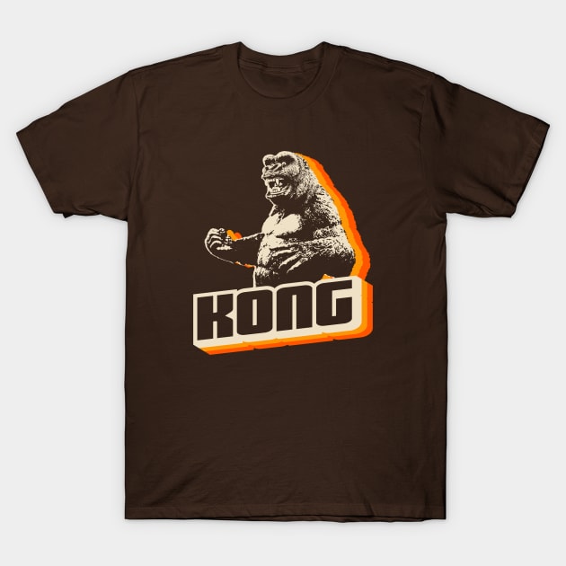 GROOVY KING KONG 33 T-Shirt by ROBZILLA